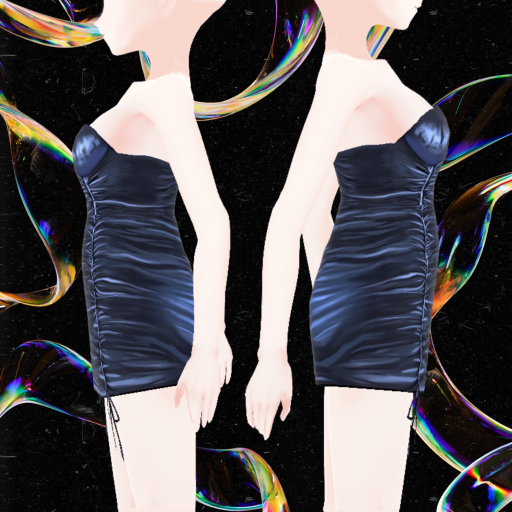 【Vroid】Dresses Black Ver.1