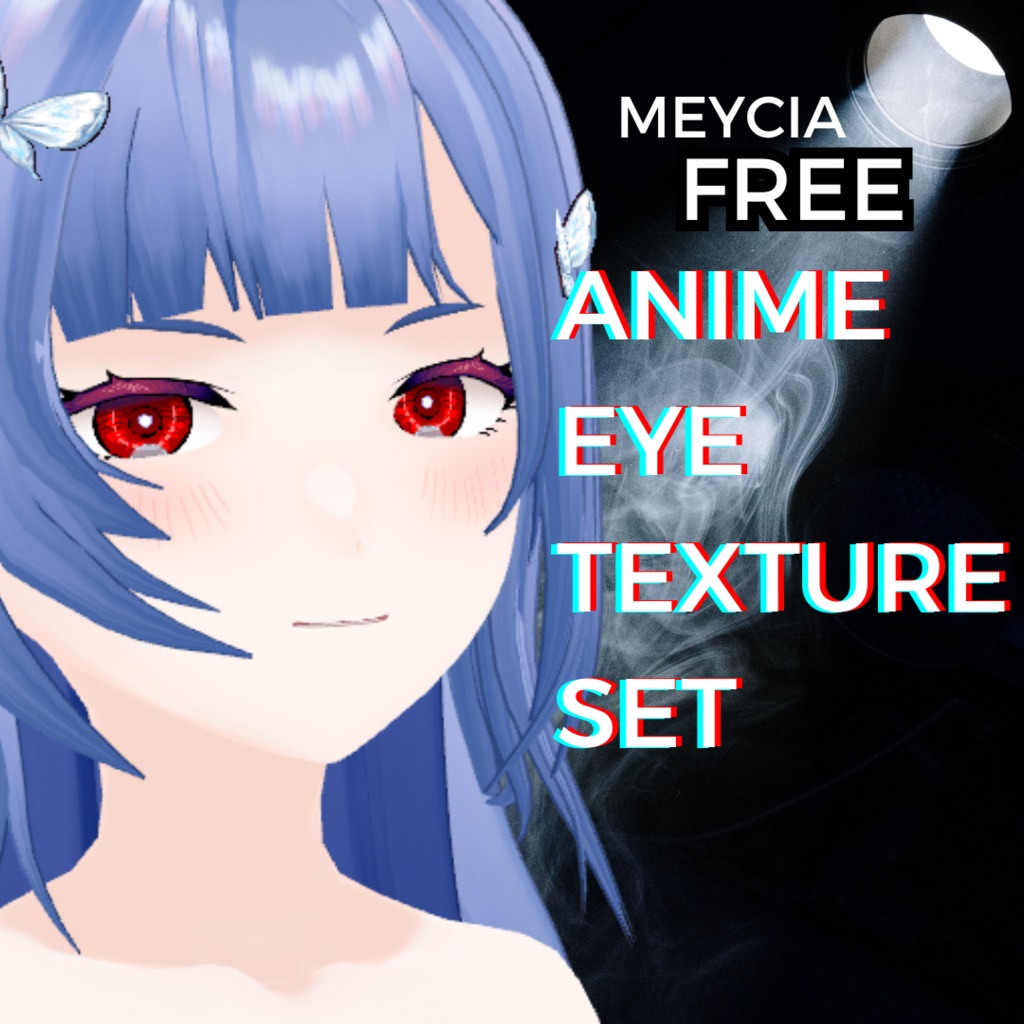 【Vroid】 Anime eye texture set - meycia - BOOTH