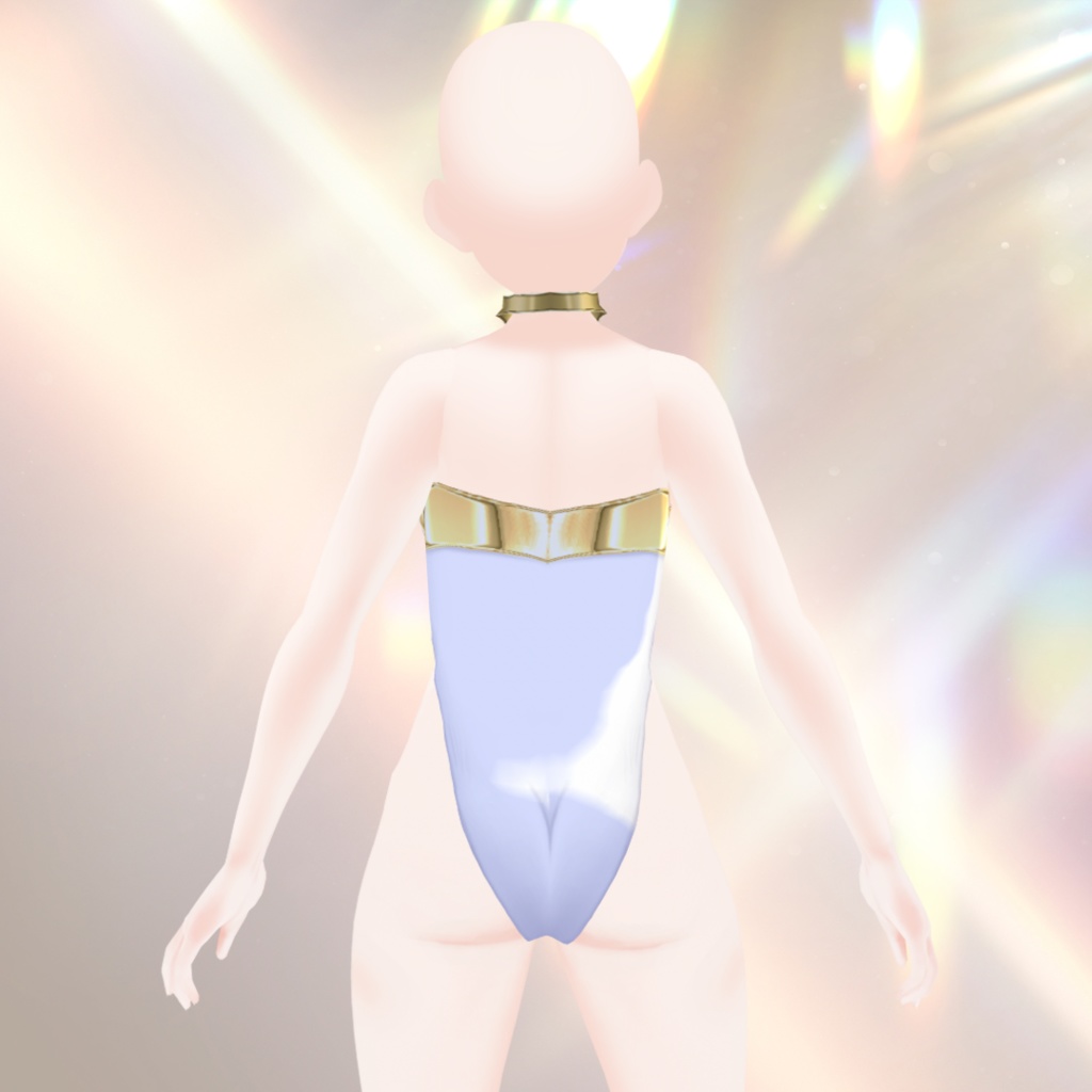 【Vroid】Golden Aura Bodysuit
