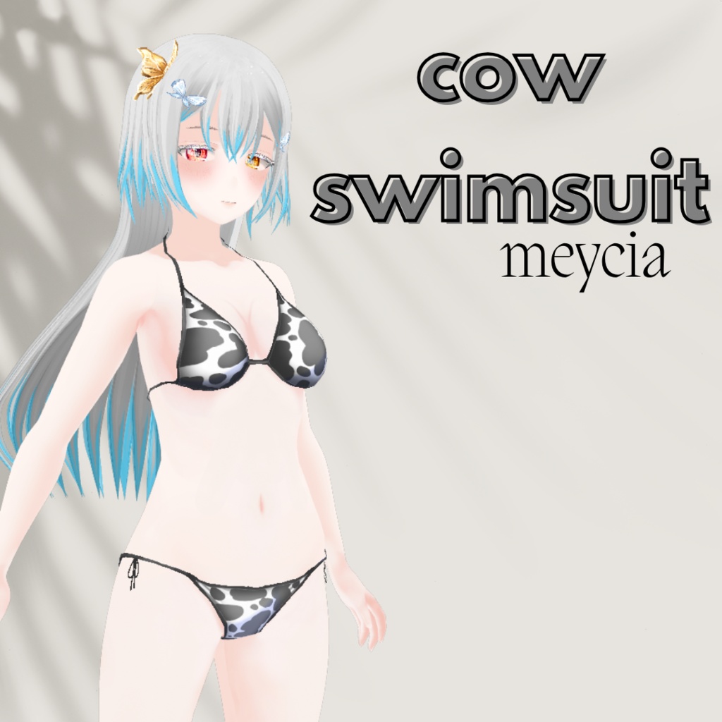 【Vroid】cow swimsuit