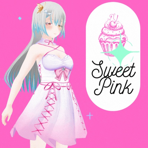 【Vroid】Sweet pink