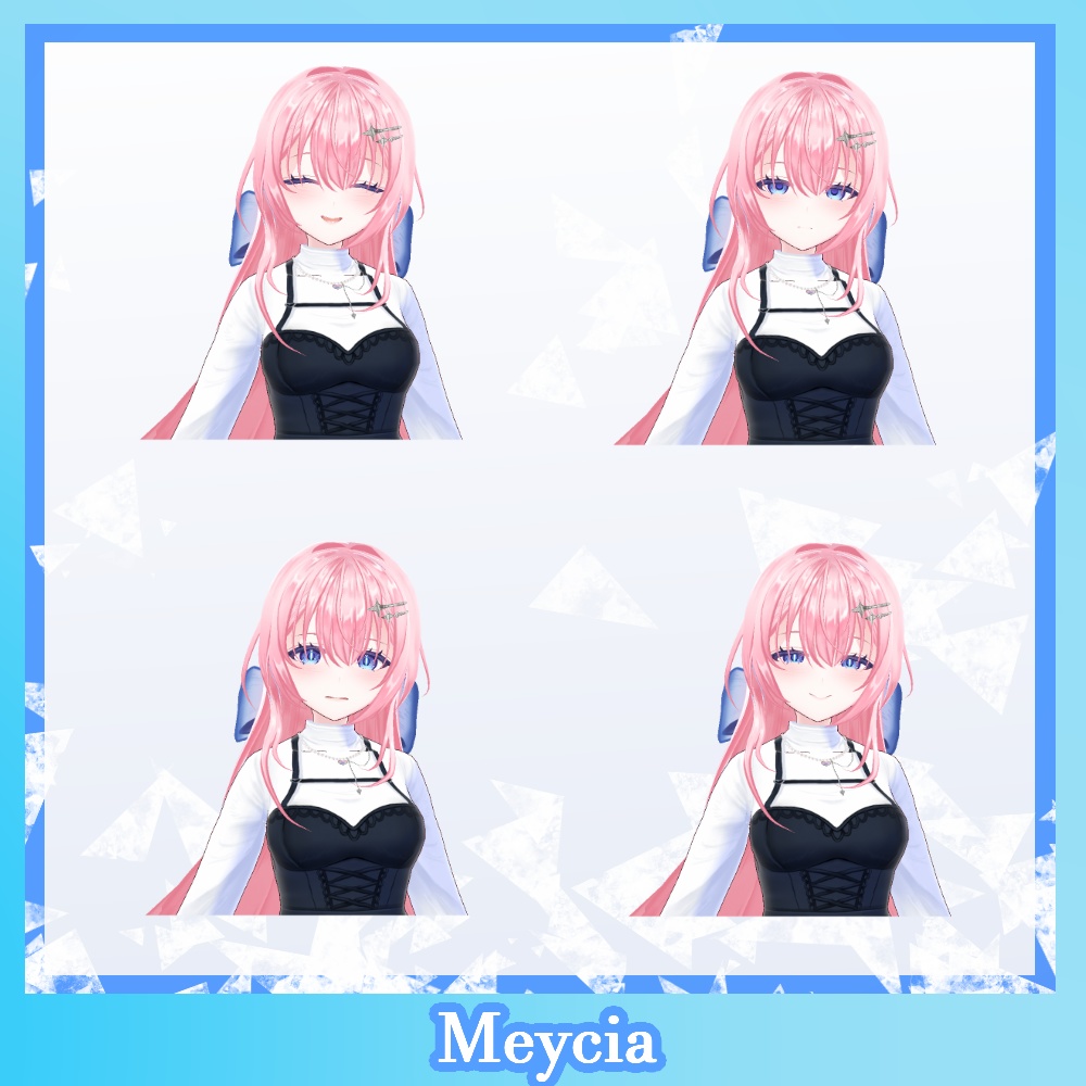 【Vroid】Rose Blue Model