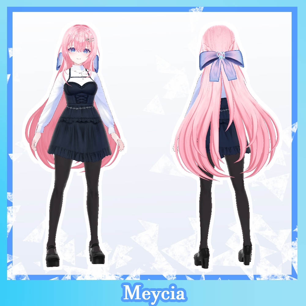 【Vroid】Rose Blue Model