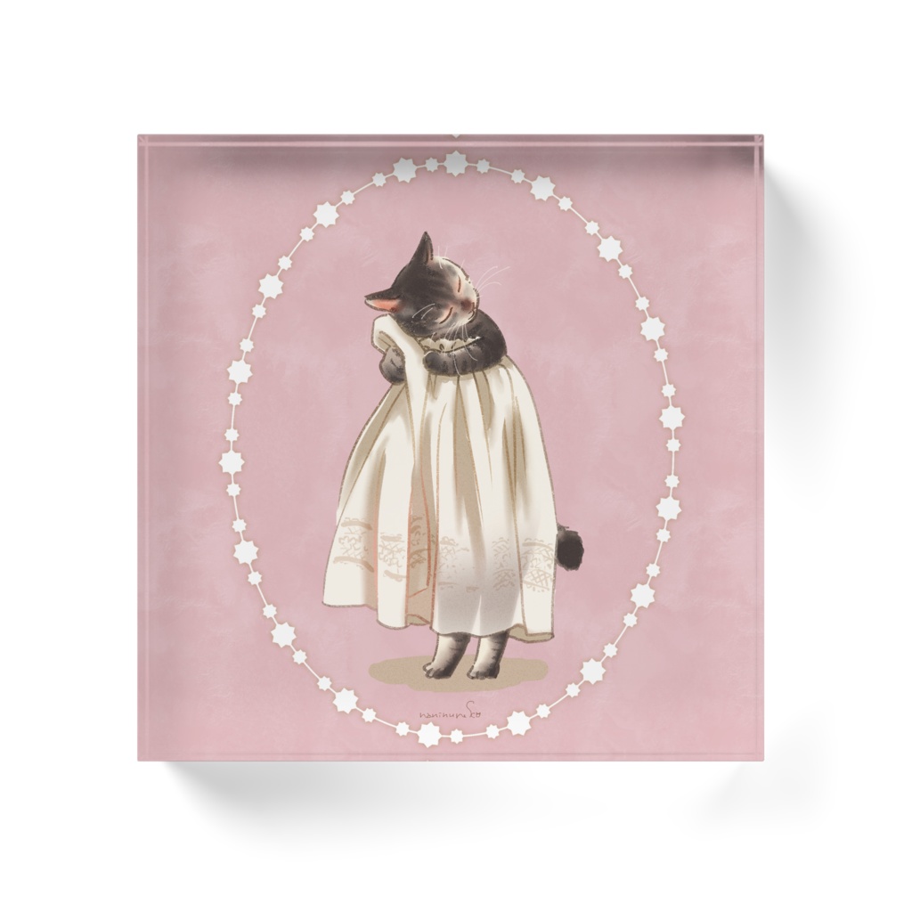 【アクリルブロック】マロのみる夢<乙女猫マロ>