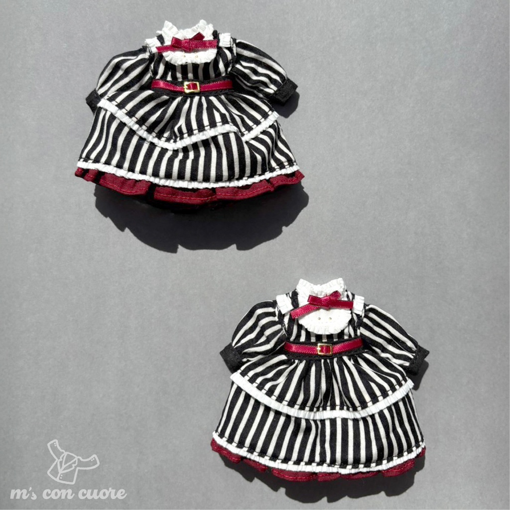 オビツ11 服 ストライプワンピース