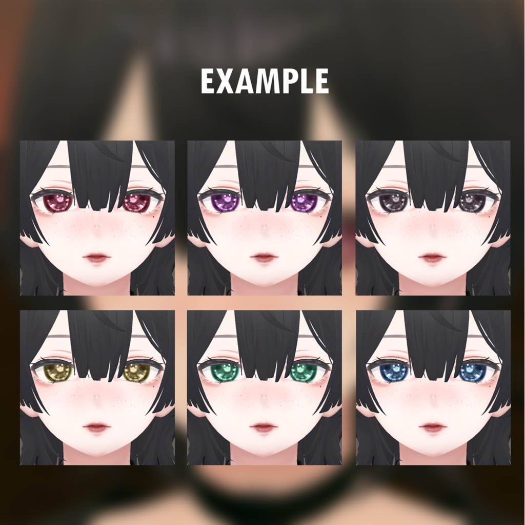 森羅 Shinra - Vampire eyes & makeup texture