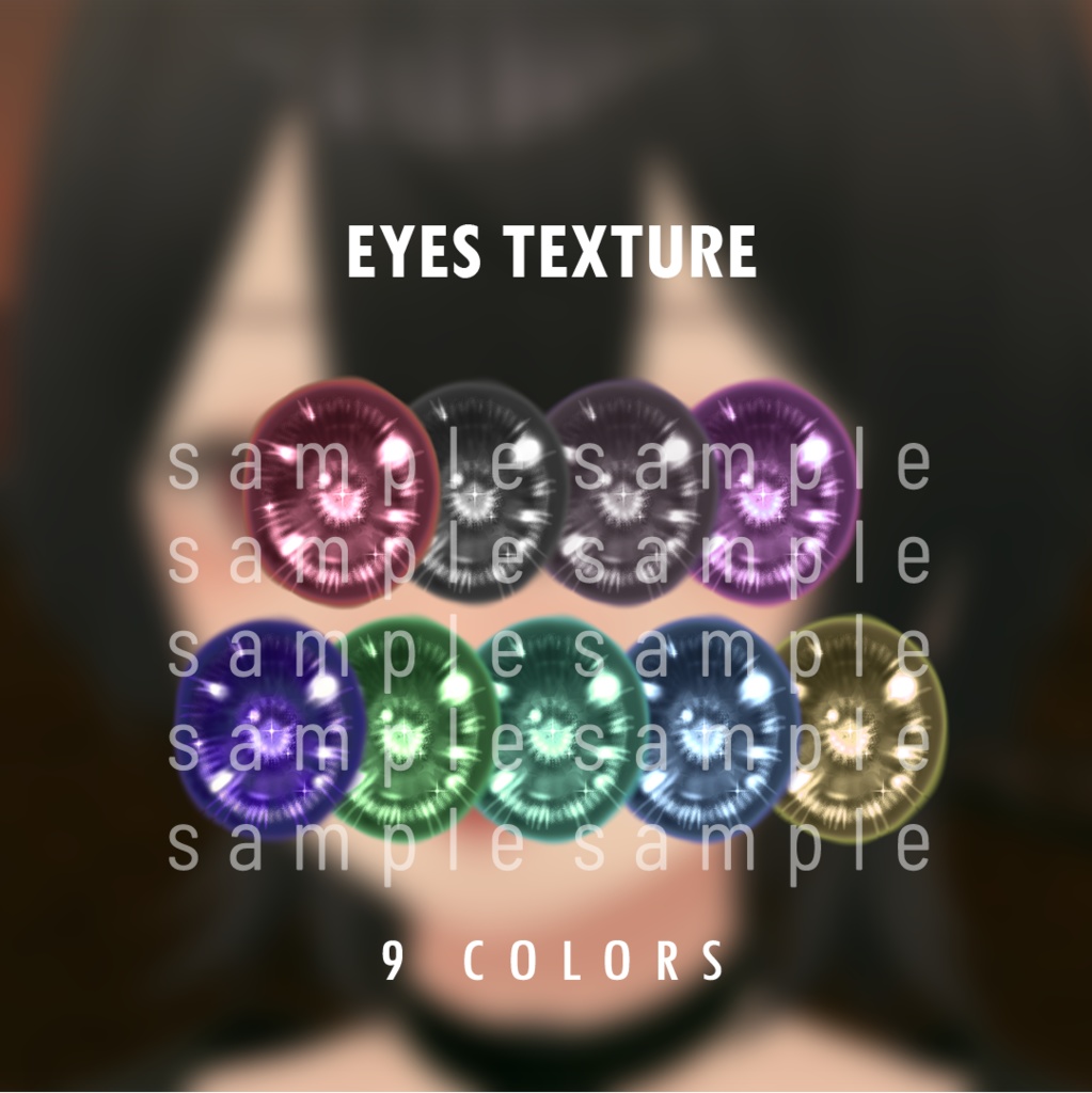 森羅 Shinra - Vampire eyes & makeup texture