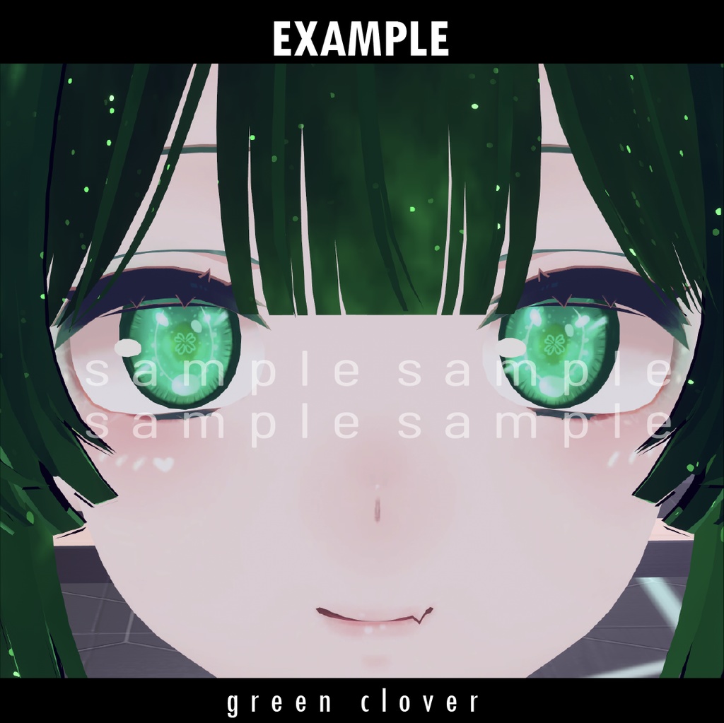 Hakka - Clover eyes & makeup texture