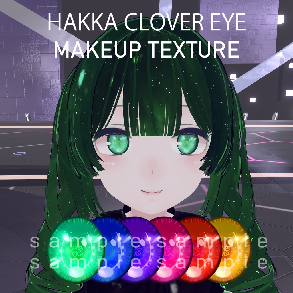 Hakka - Clover eyes & makeup texture