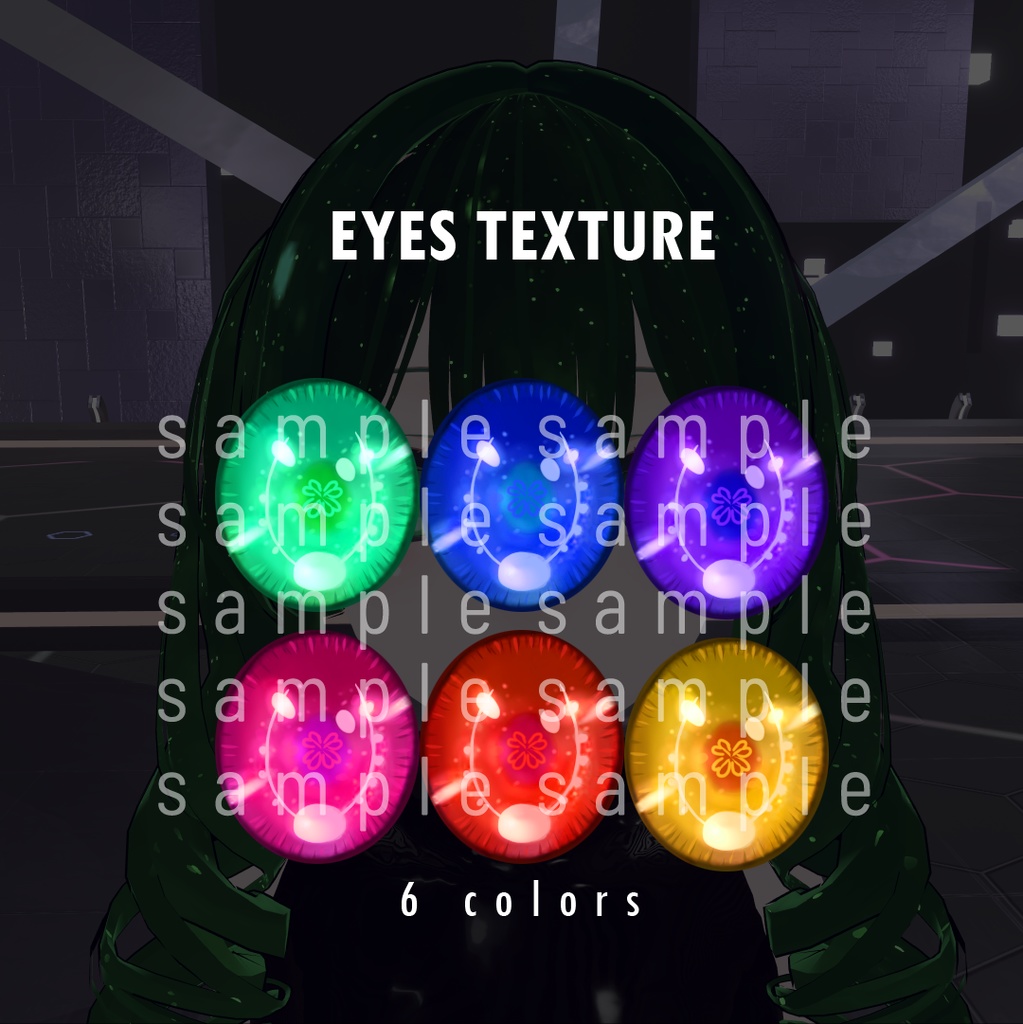 Hakka - Clover eyes & makeup texture