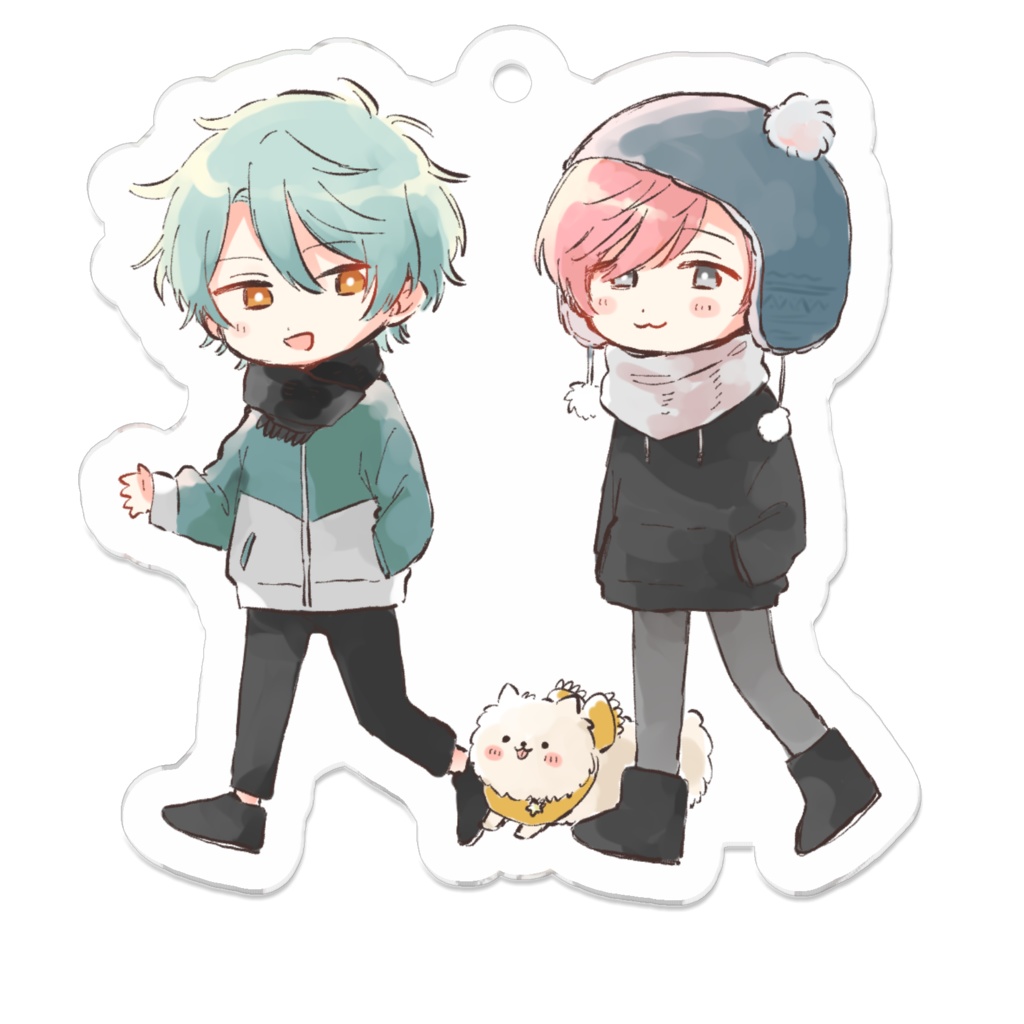 ふゆはる アクリルキーホルダー