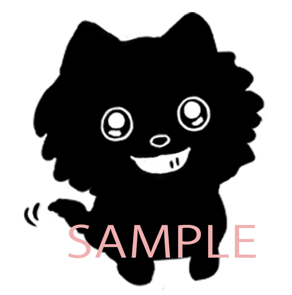 黒まるのパーカー(犬)