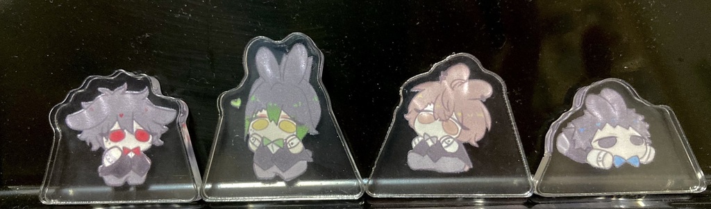 アラサーランク帯 ドット、バニー自立ミニアクスタ