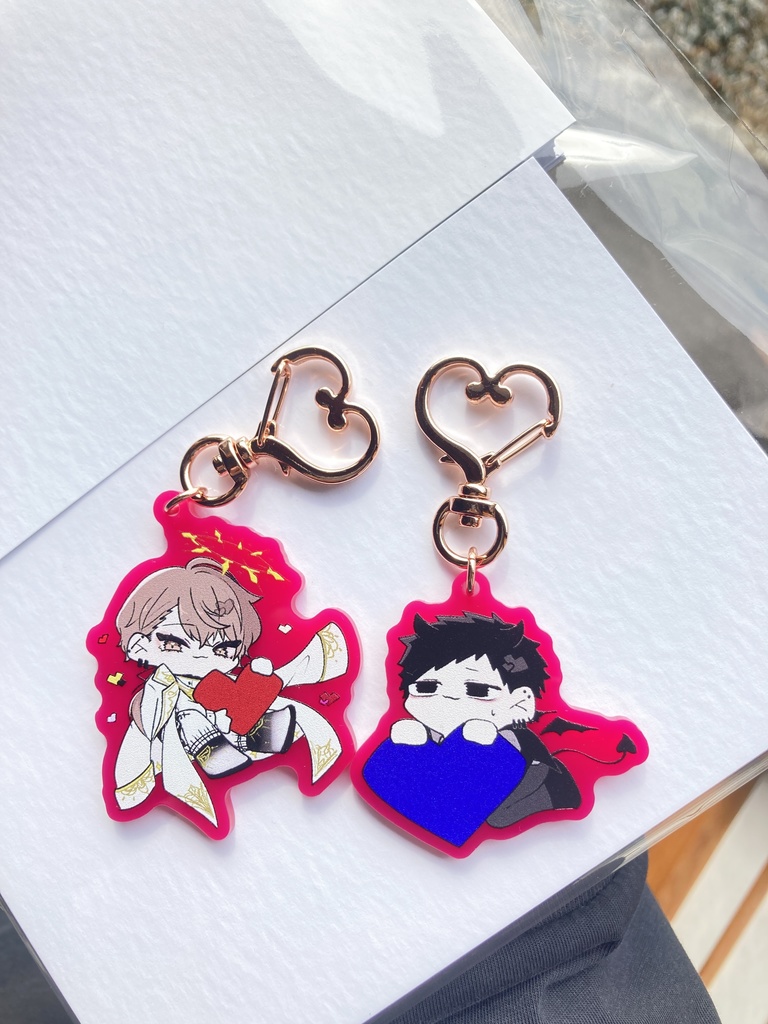 ダブスリアクリルキーホルダー