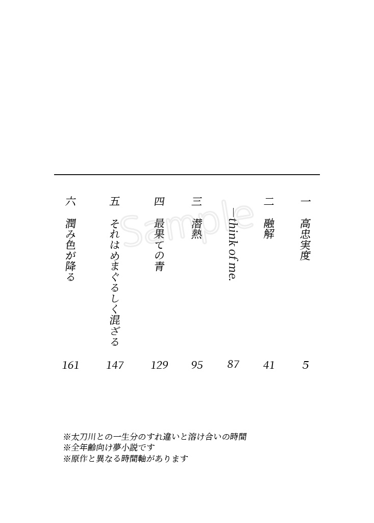 最果ての青にとける