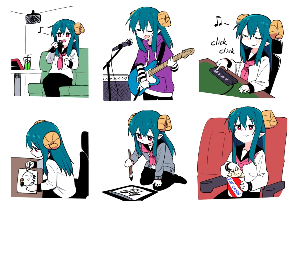 メリエルちゃんTシャツ(黒)