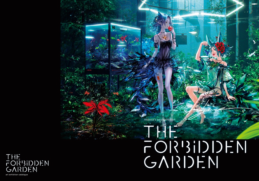 「THE FORBIDDEN GARDEN」art exhibition catalogue