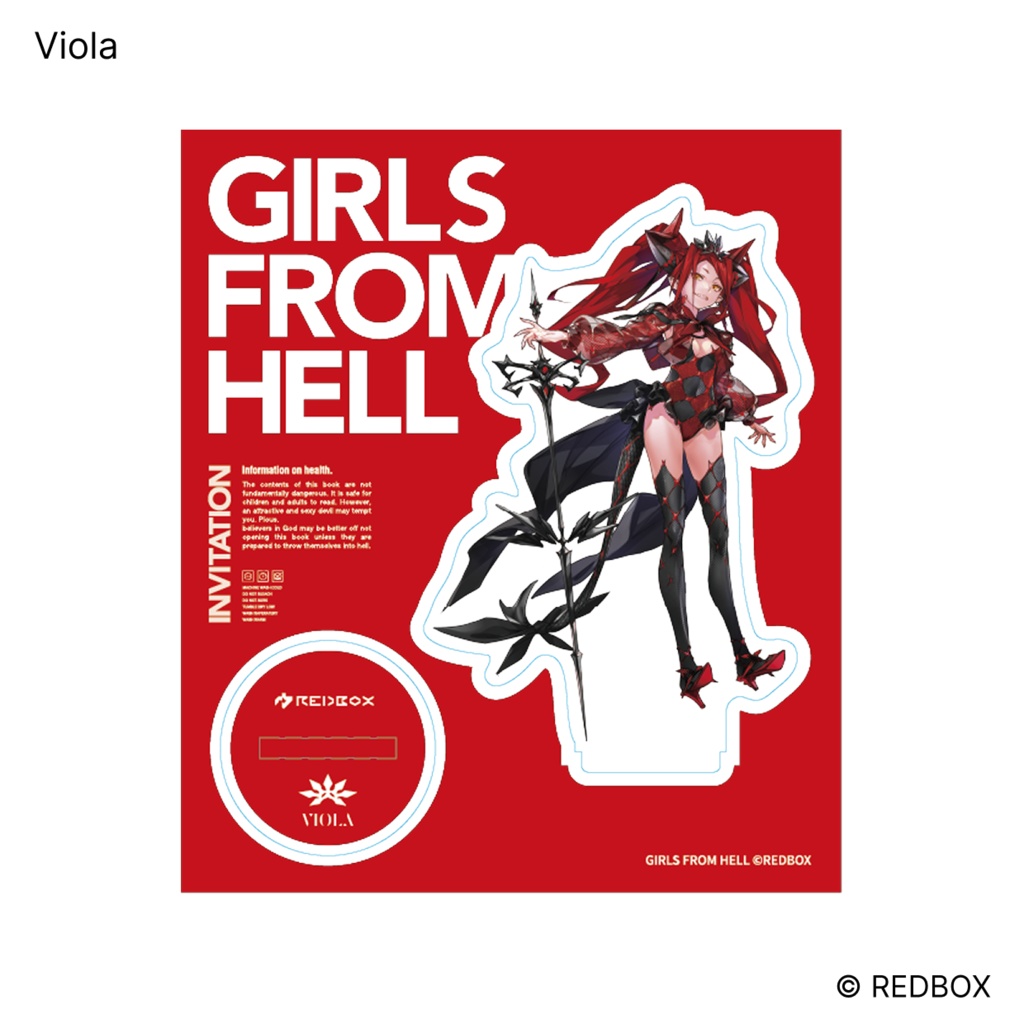 アクリルスタンドプレート「GIRLS FROM HELL」（2種）