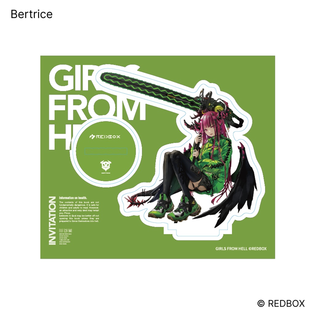 アクリルスタンドプレート「GIRLS FROM HELL」(5種)