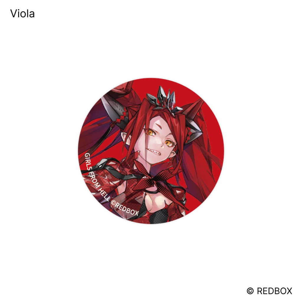 缶バッジ「GIRLS FROM HELL」(9種)