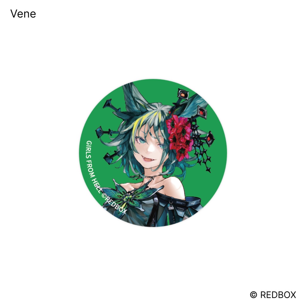 缶バッジ「GIRLS FROM HELL」(9種)