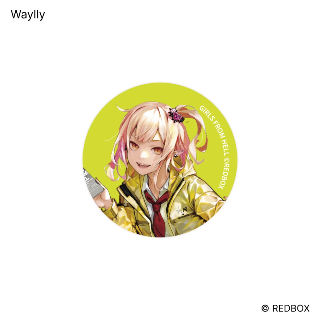 缶バッジ「GIRLS FROM HELL」(9種)