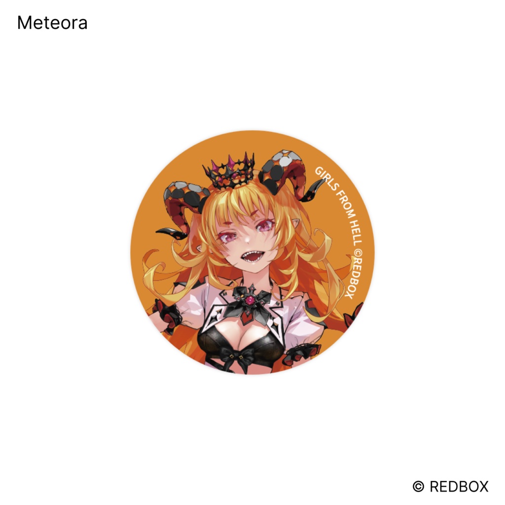 缶バッジ「GIRLS FROM HELL」(9種)