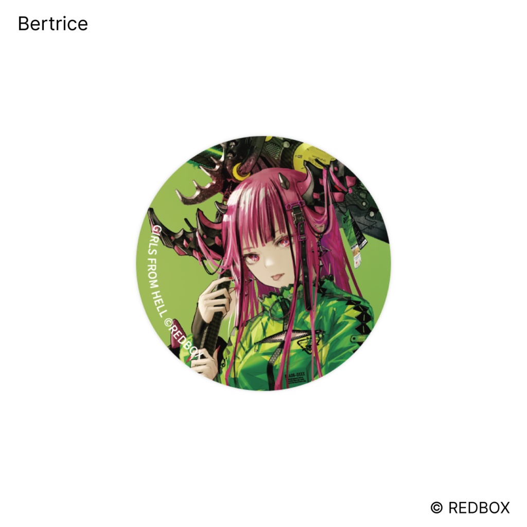 缶バッジ「GIRLS FROM HELL」(9種)