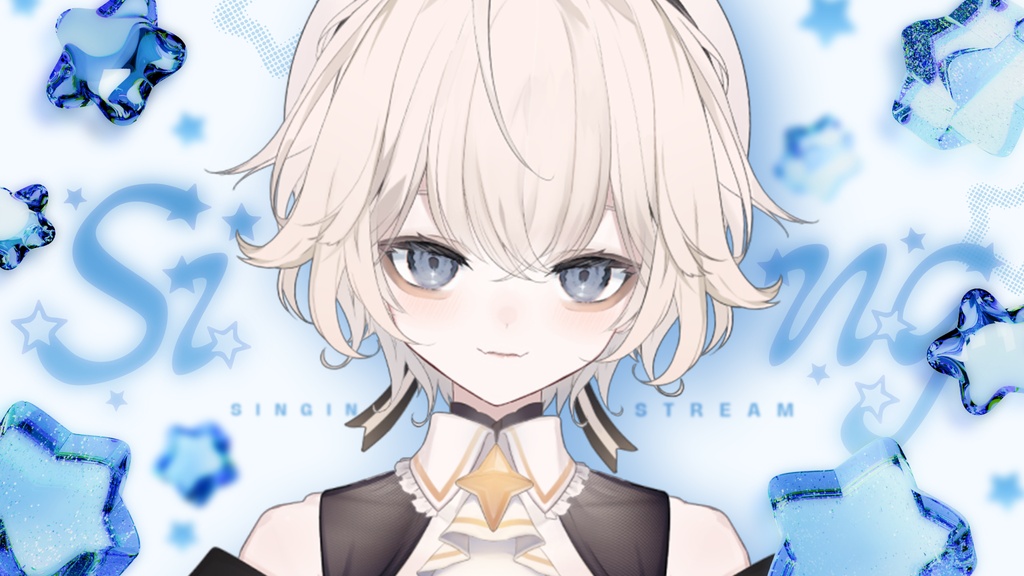 【サムネイル素材】歌枠配信サムネイル素材【VTuber向け】