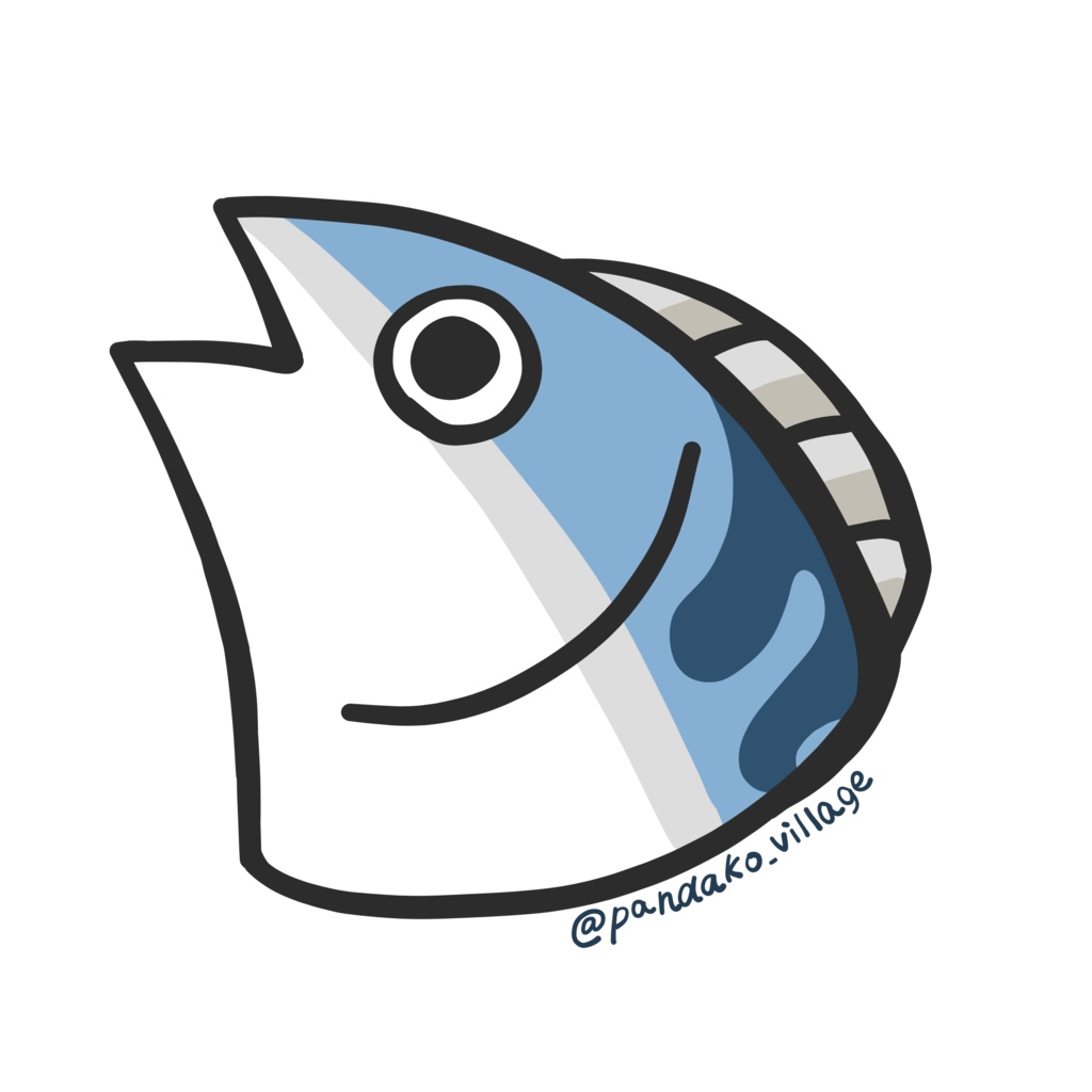 【サバ】アクリルキーホルダー