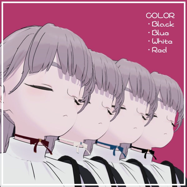 【VRC想定】RibbonChoker-リボンチョーカー-