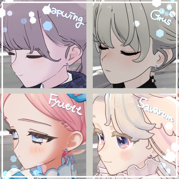 Flower Earrings|フォロワー200人記念・期間限定無料配布(〜4/30)