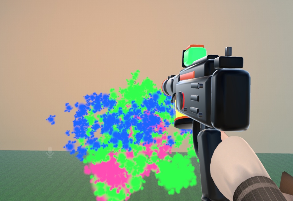 【無料】INK GUN | インクショット ギミック【VRChat / Modular Avatar 対応】