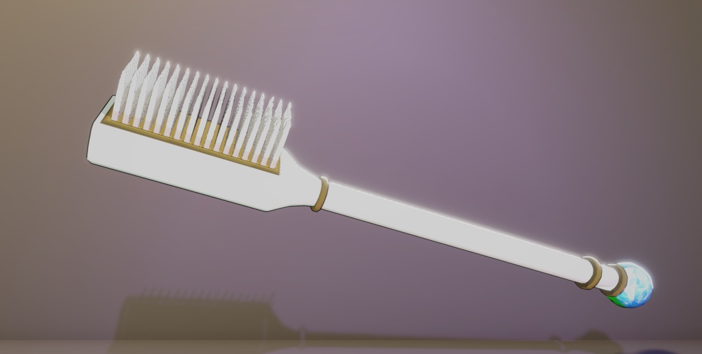 Stylized Jewel Tooth Brush