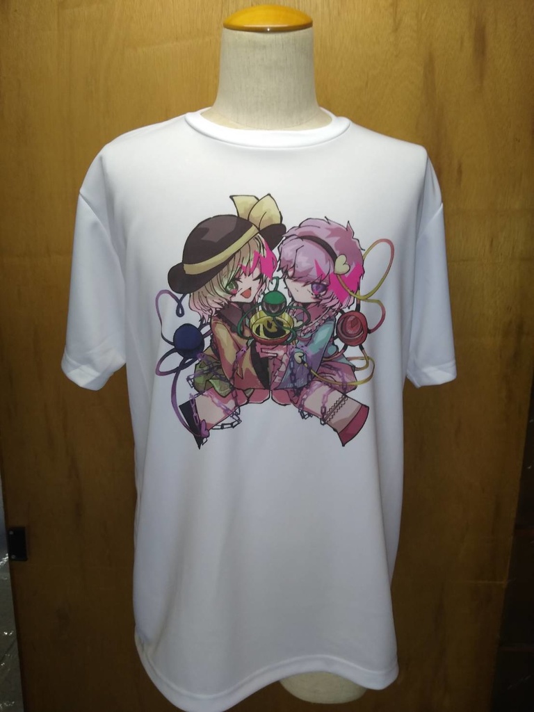 さとり&こいしTシャツ(囮懲封月CDモチーフ)