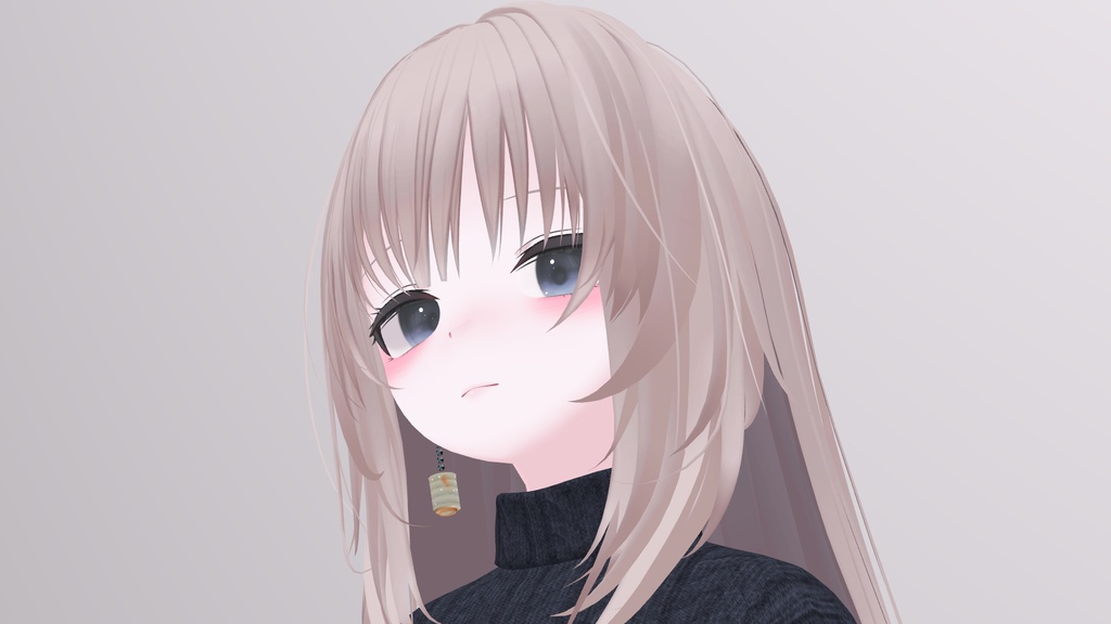 【19アバター対応】寿司ピアス(キーホルダー付き)&寿司3Dモデルセット(単体FBX有り)【食べ物ピアスシリーズ】