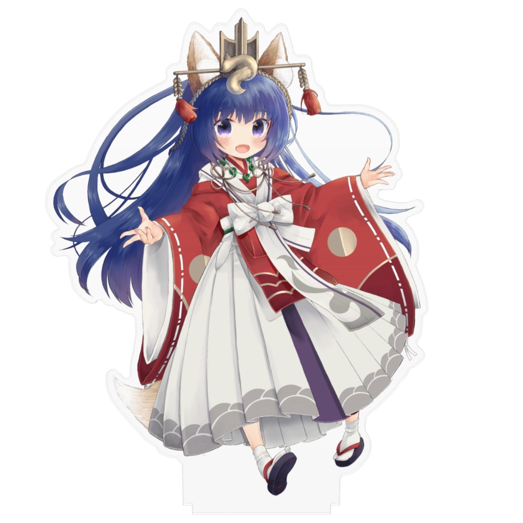 【受注生産品】 巫狗 アクスタ 16cm 袴冠あり