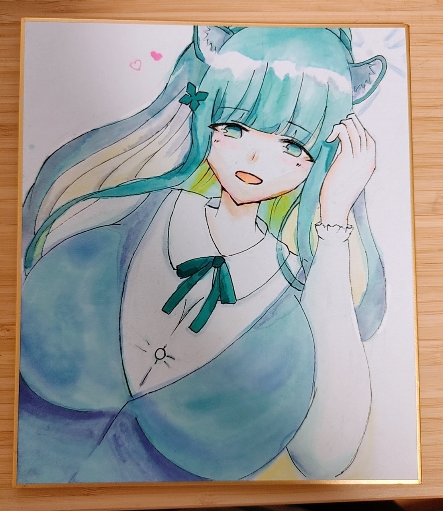 ブルアカ シュン 色紙
