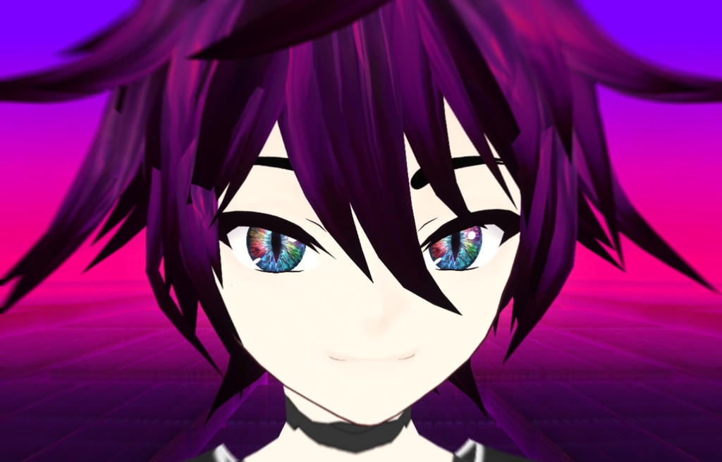 Feline Cat Multicolor Rainbow Iridescent Eye Iris Set