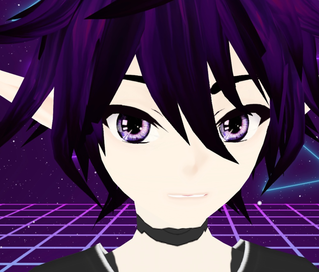 Purple Eyes - Manga Style - VROID EYES / IRIS Texture