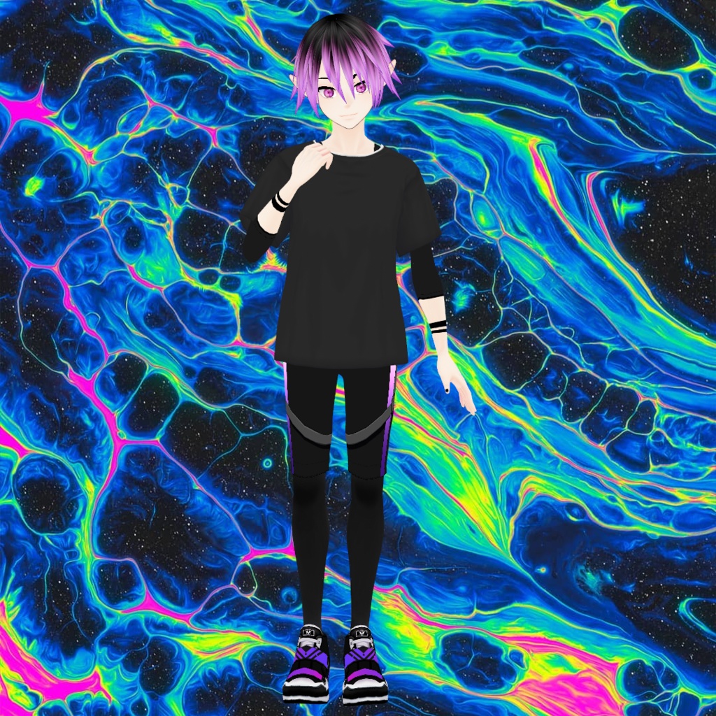 Violet Eyes + Hair Texture