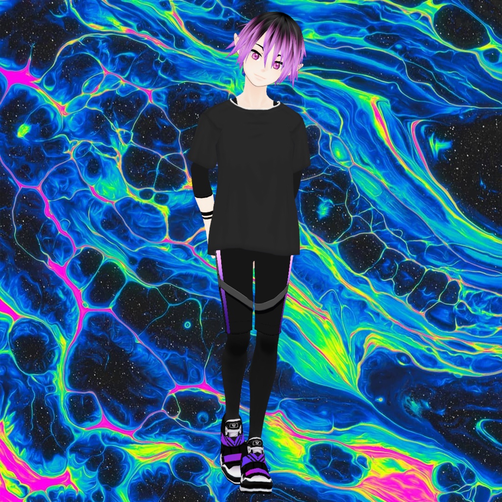 Violet Eyes + Hair Texture