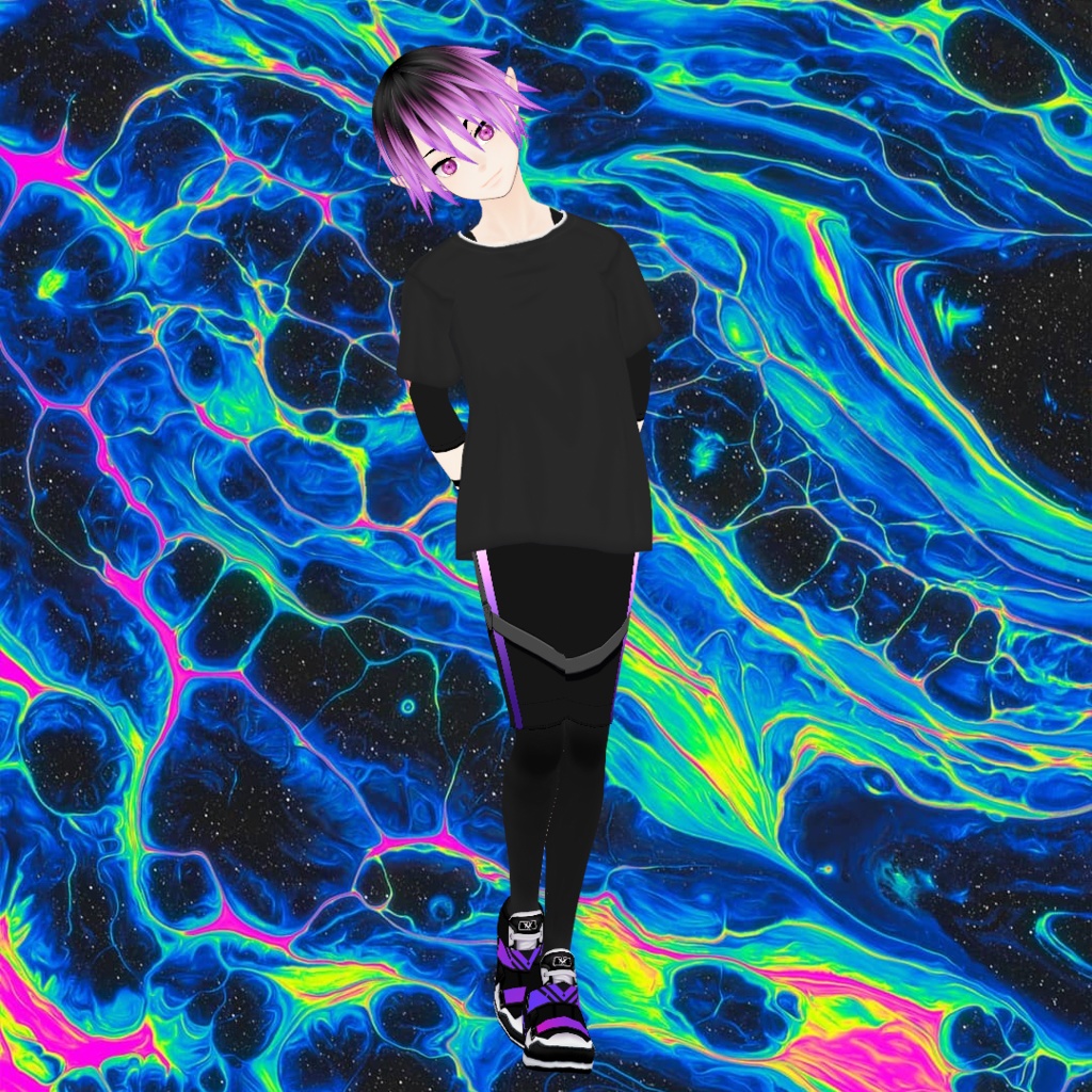 Violet Eyes + Hair Texture