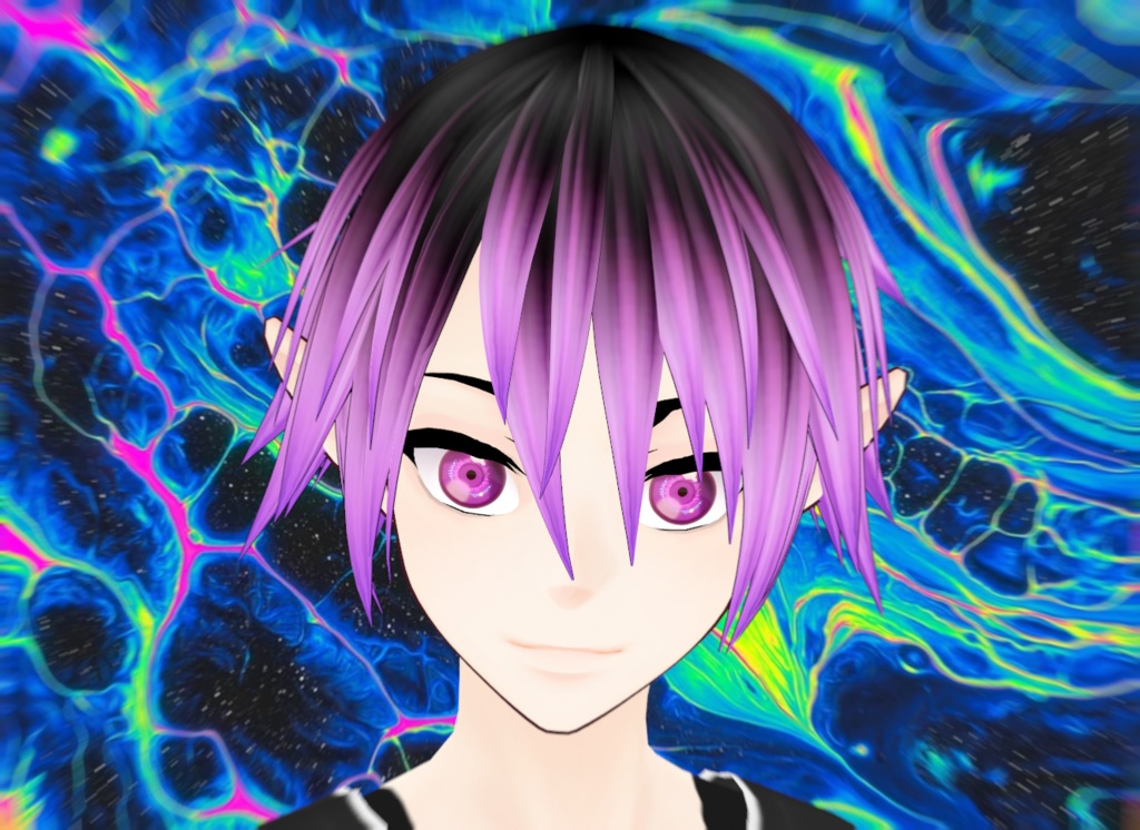 Violet Eyes + Hair Texture