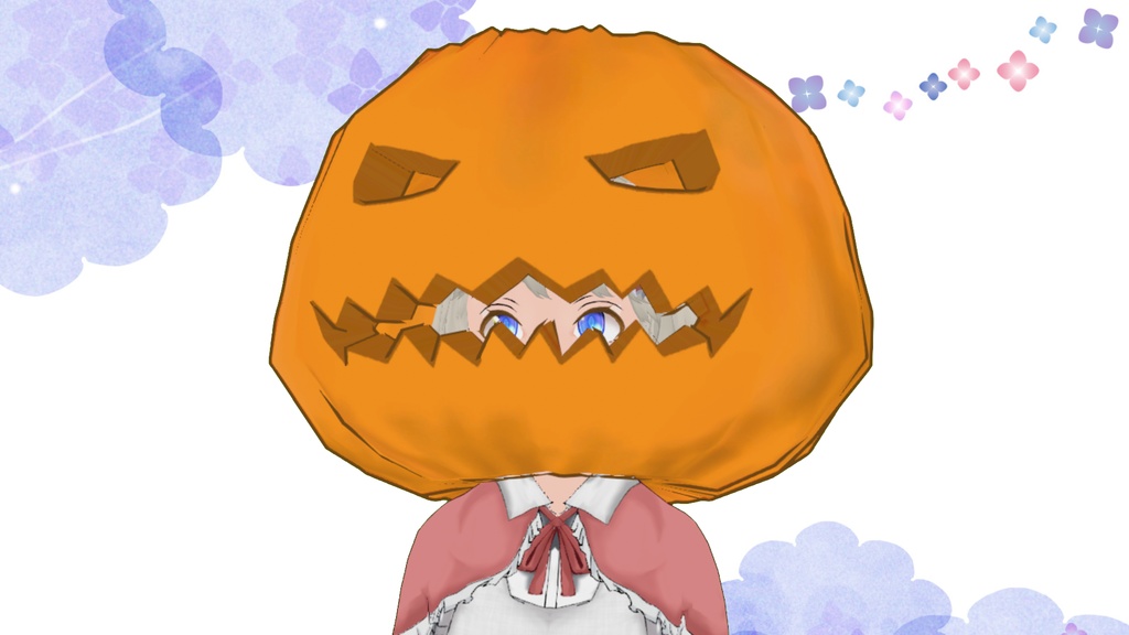 ハロウィン用パンプキンの被り物
