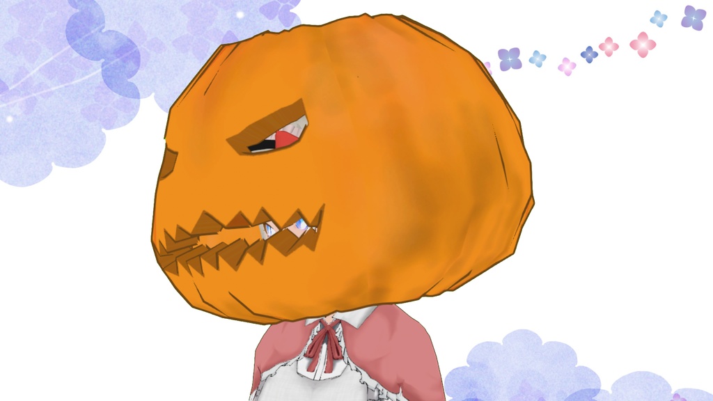 ハロウィン用パンプキンの被り物