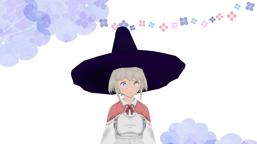 ハロウィン用魔女帽子(頭)