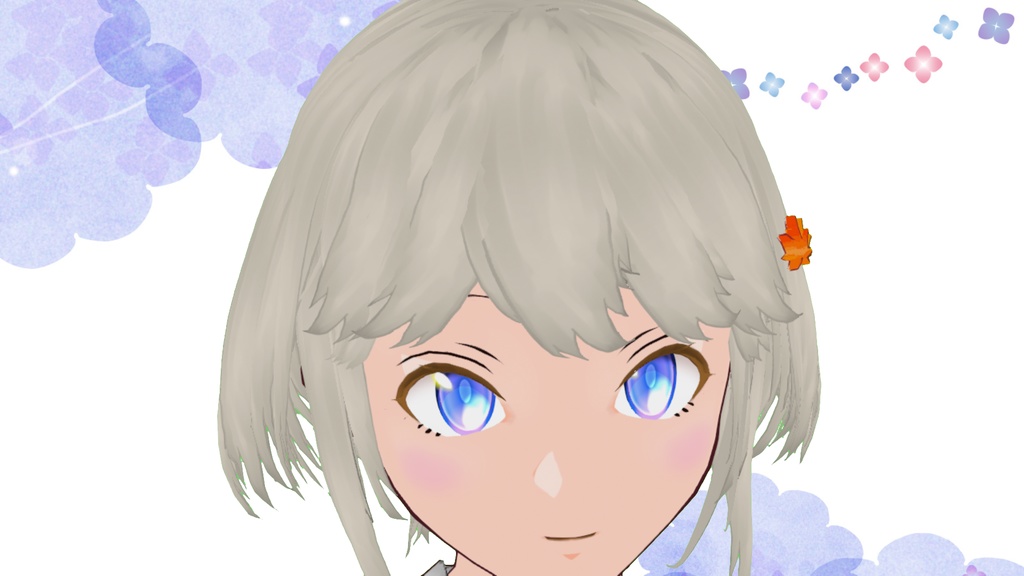 紅葉ヘアピン(頭)