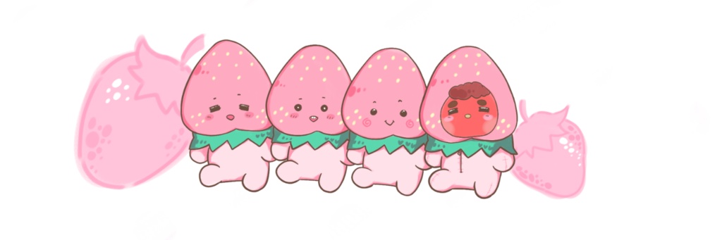 いちごくんとオニちゃん