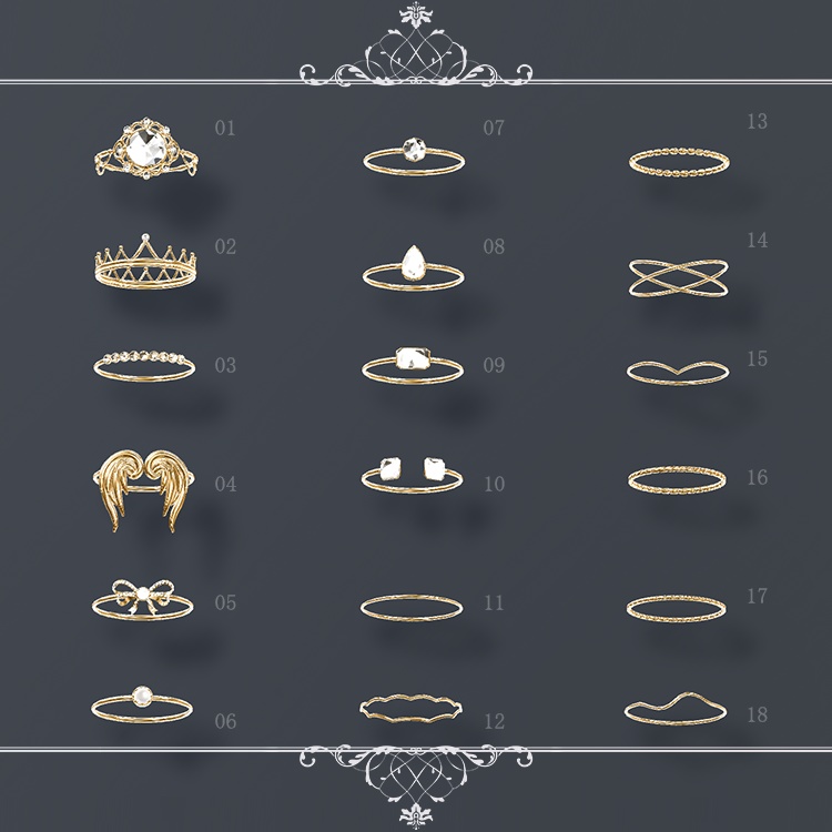 RING AURELIA (18pcs)